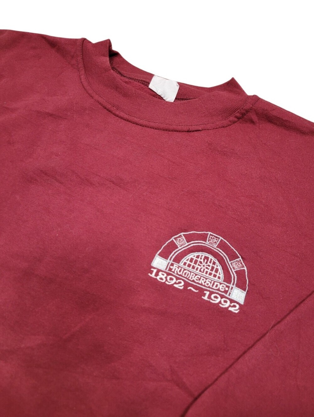 Vintage 90s Humberside Wine Red Sweatshirt Top Size: 2XL